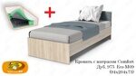 Кровать Eco M09 Classic 975 Дуб